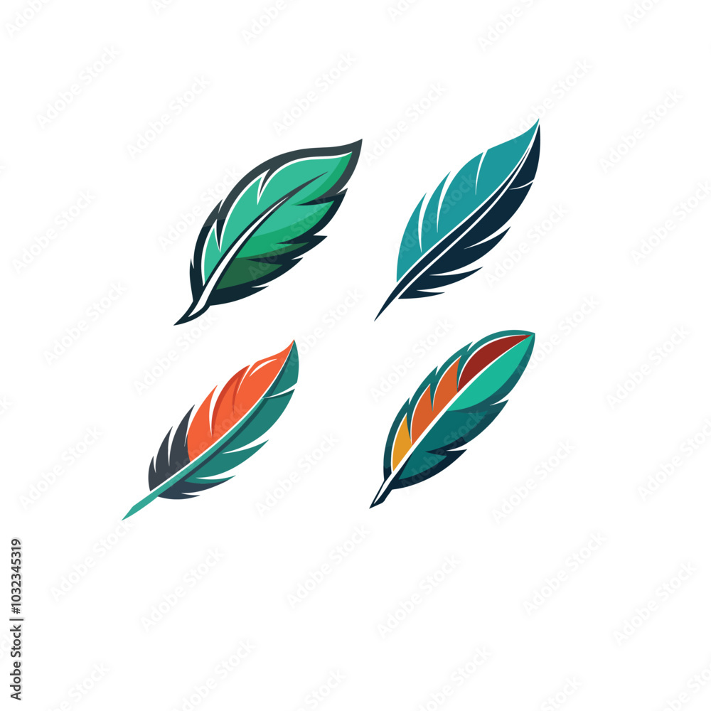 vector set of leaves vector set of leaves
