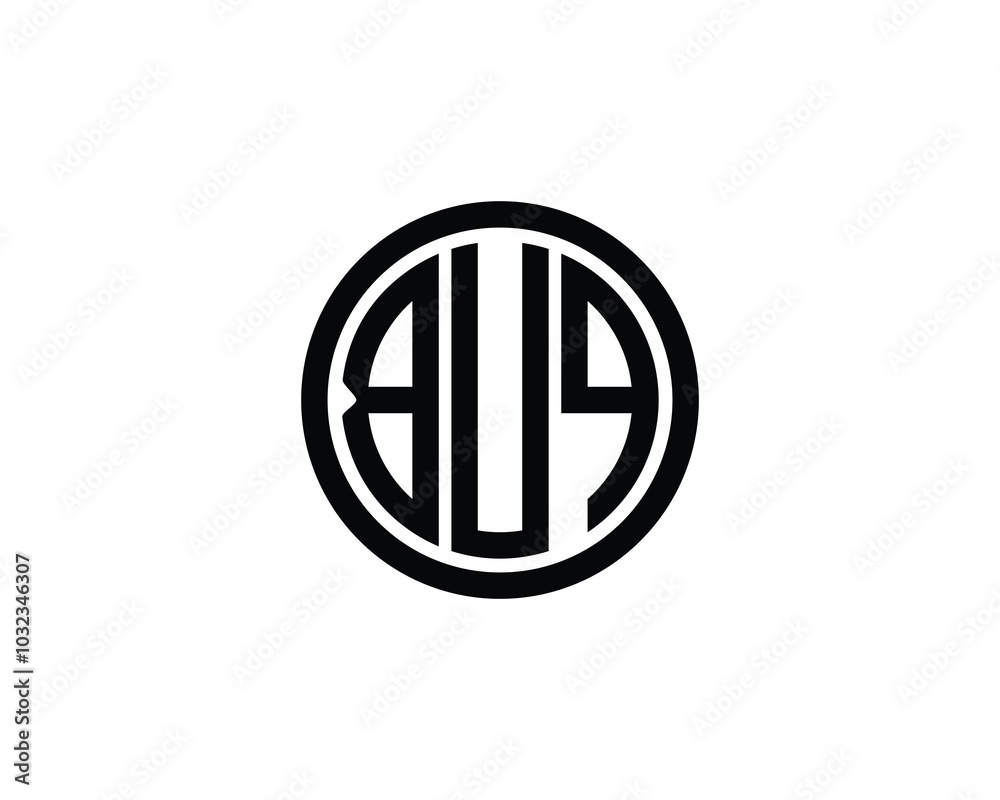 BUQ logo design vector template. BUQ BUQ logo design vector template. BUQ
