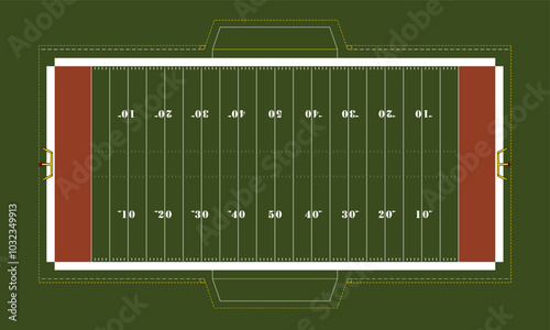 Vector Football Field.ai