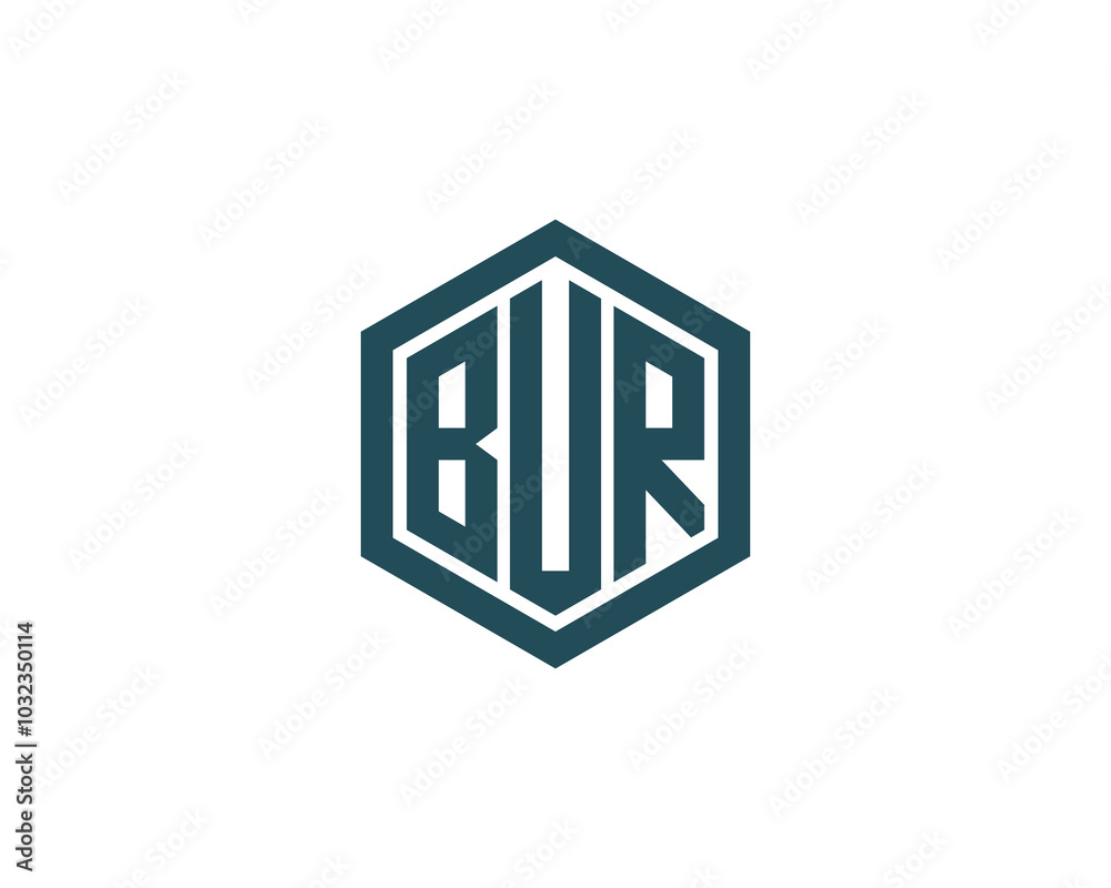 BUR logo design vector template. BUR BUR logo design vector template. BUR