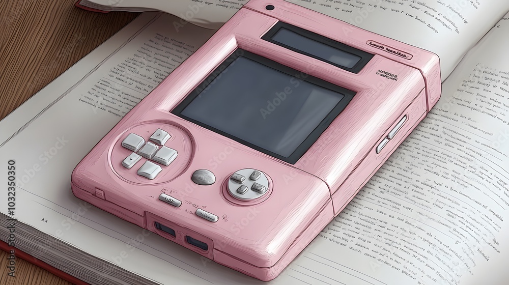 Playful throwback to the early 2000s with tech gadgets like flip phones ...