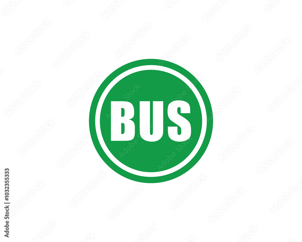 BUS logo design vector template. BUS BUS logo design vector template. BUS