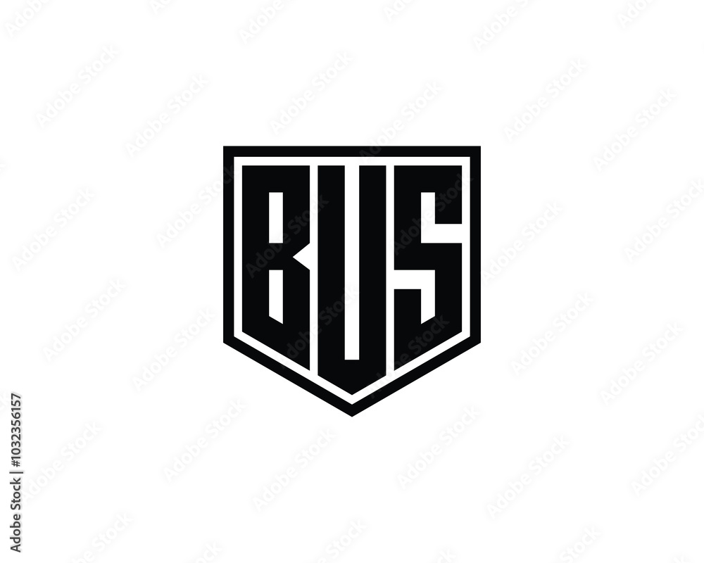 BUS logo design vector template. BUS BUS logo design vector template. BUS