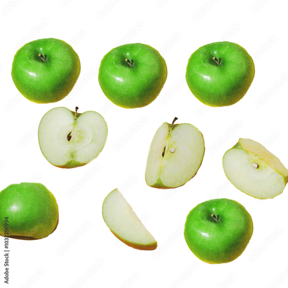 Fruit apple with the white background Fruit apple with the white background