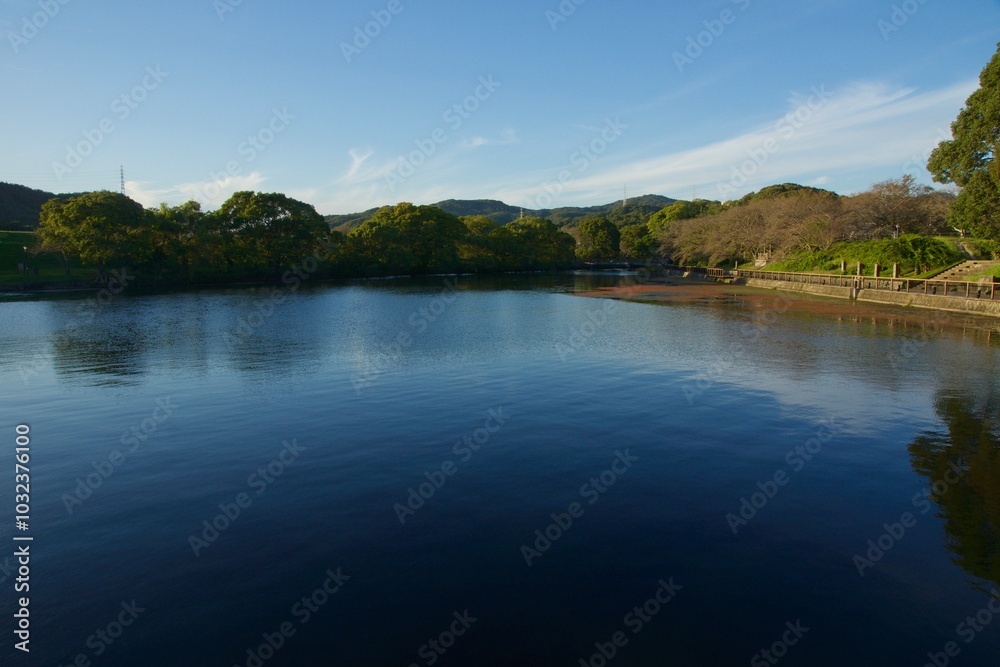 Fototapeta premium 酒津公園の秋 曼珠沙華 彼岸花
