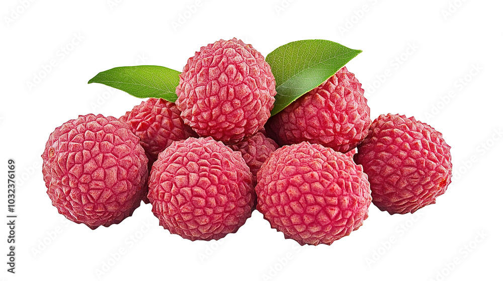 Lychee fruits isolated on a transparent background. Lychee fruits isolated on a transparent background.