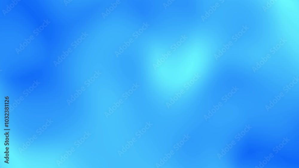 Abstract blurry gradient blue fluid motion video background
