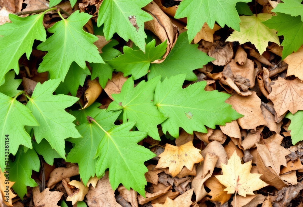 Leaf Composting The process of decomposing ash tree leaves to cr Leaf Composting The process of decomposing ash tree leaves to cr