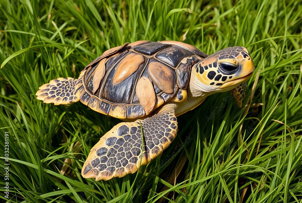 Leafy Sea Turtle A turtle where the flippers are leaves the body Leafy Sea Turtle A turtle where the flippers are leaves the body