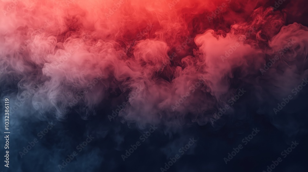 Bold Red and Black Abstract Smoke Cloud Background Bold Red and Black Abstract Smoke Cloud Background