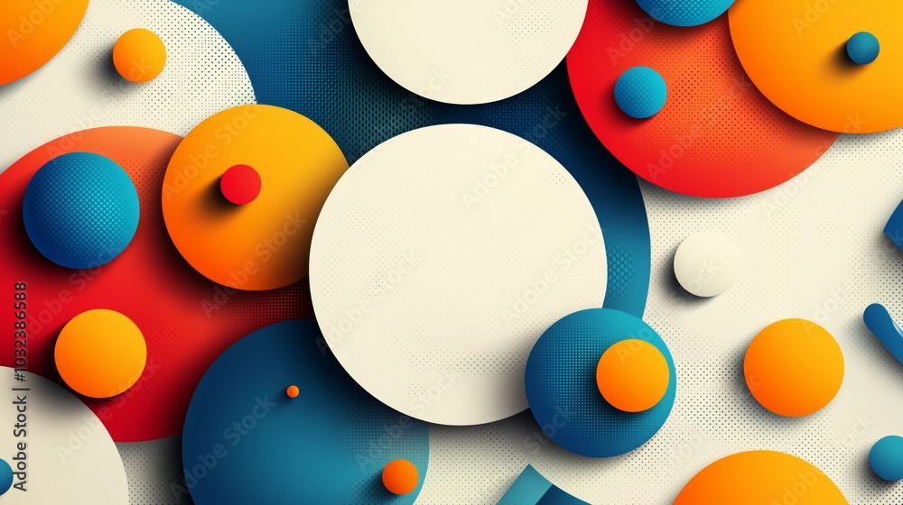Abstract Geometric Shapes with Vibrant Colors Abstract Geometric Shapes with Vibrant Colors