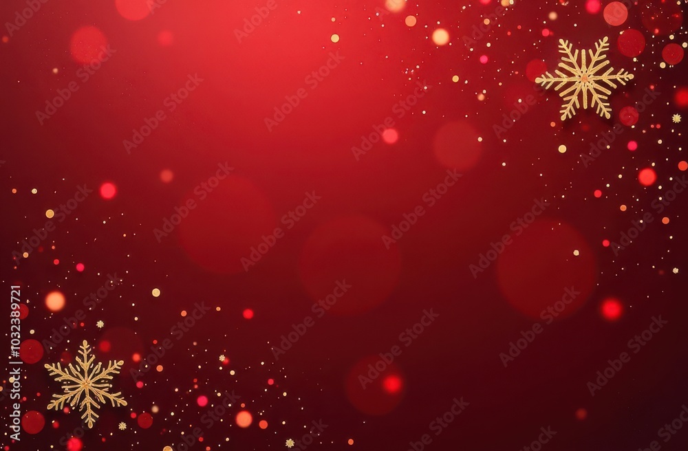 red christmas background with snowflakes red christmas background with snowflakes