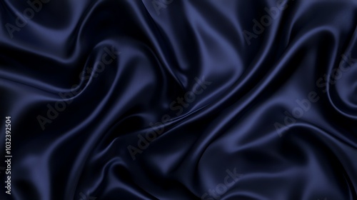 dark navy satin fabric, elegant backdrop for product photography