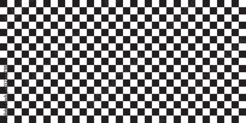Transparent grid seamless pattern background. Black and white checkboard background for website, background, chessboard, gameplay, business