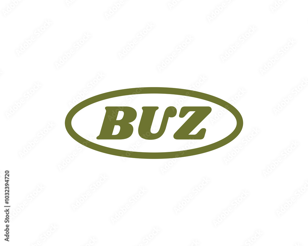 BUZ logo design vector template. BUZ BUZ logo design vector template. BUZ