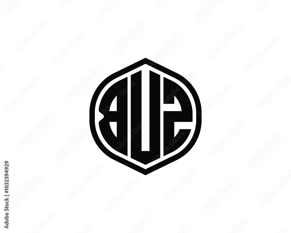 BUZ logo design vector template. BUZ BUZ logo design vector template. BUZ