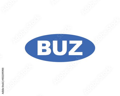 BUZ logo design vector template. BUZ