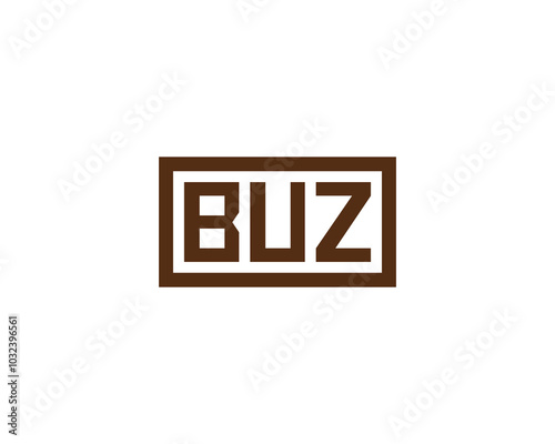 BUZ logo design vector template. BUZ