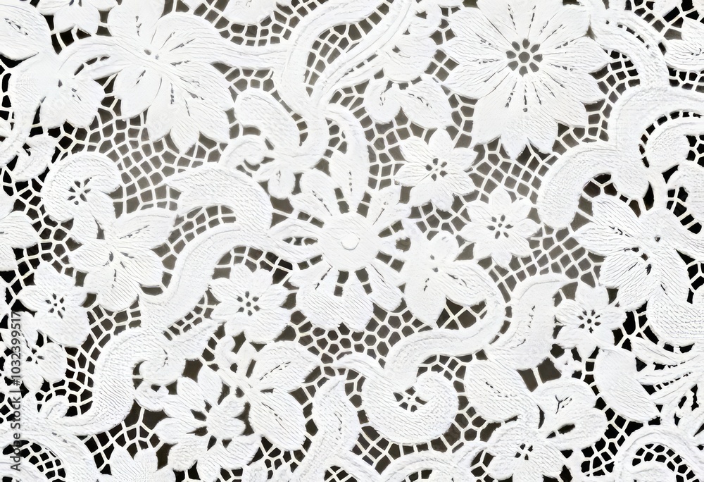 Texture of Lace Close up of lace fabric showcasing its intricate Texture of Lace Close up of lace fabric showcasing its intricate