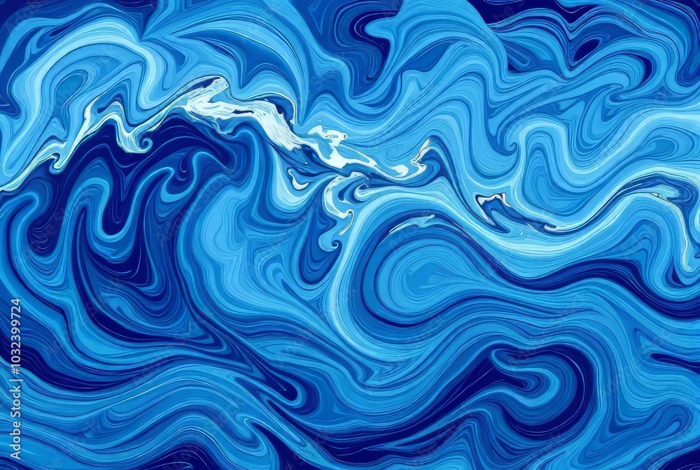 Thought Waves Abstract swirling patterns representing thoughts Thought Waves Abstract swirling patterns representing thoughts