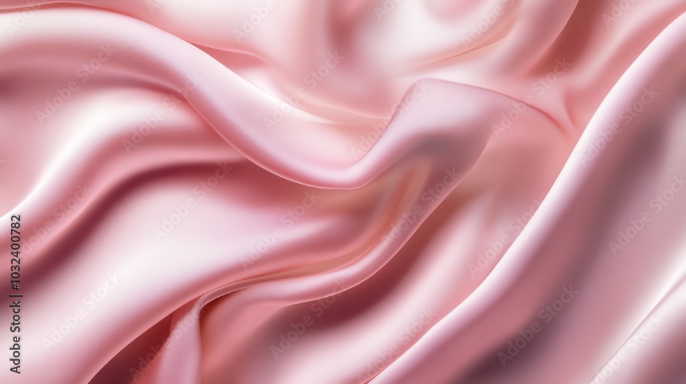 Pink satin fabric with delicate silk texture Pink satin fabric with delicate silk texture