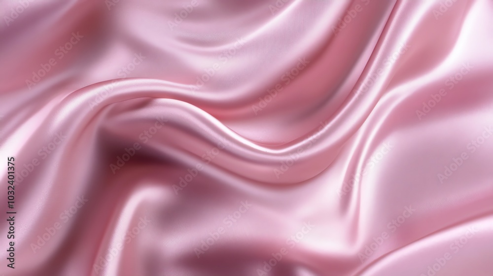 Fototapeta premium Pink satin fabric with delicate silk texture