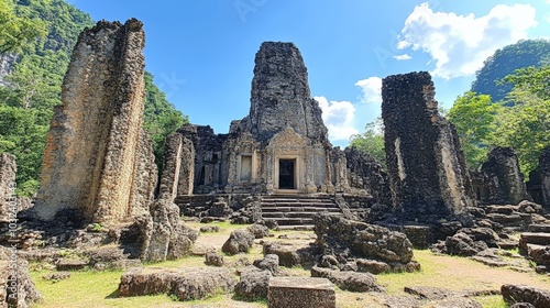 Ancient Temple Ruins.