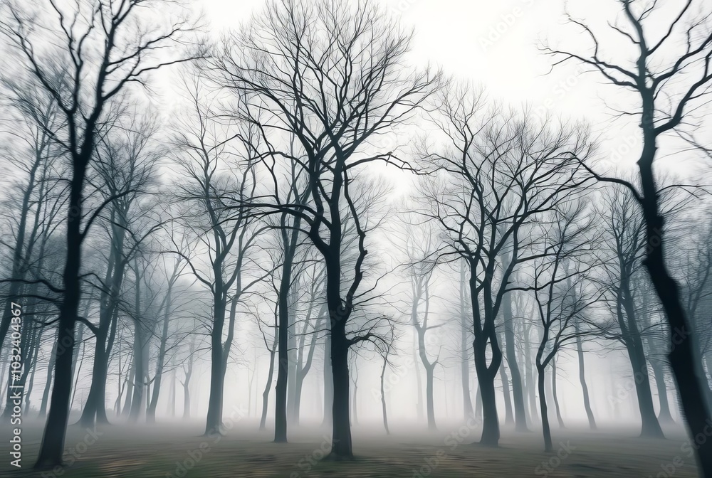 _ . Ghostly Trees A design with ghostly trees and a slow shutter _ . Ghostly Trees A design with ghostly trees and a slow shutter