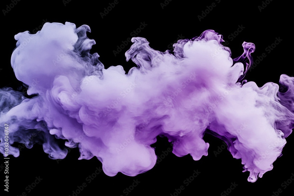 Abstract digital art piece that appears to be flowing violet clouds Abstract digital art piece that appears to be flowing violet clouds