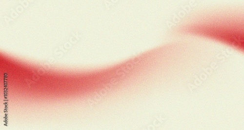 Red white black grainy gradient background glowing color wave on dark backdrop, noise texture banner header design