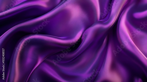 Wallpaper Mural Purple satin backdrop with smooth, flowing curves and a luxurious, silky texture Torontodigital.ca