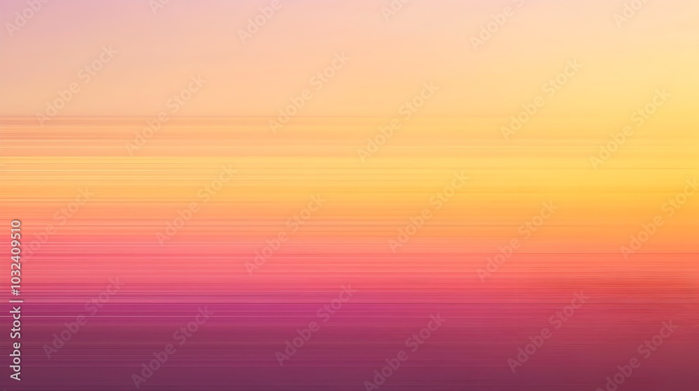 Obraz premium Captivating sunset landscape with a breathtaking display of warm vibrant colors painted across the sky creating a serene and peaceful atmosphere that evokes a sense of tranquility and awe