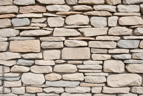 Stone Wall Dry StoneUnmortared stones fitted together creating a