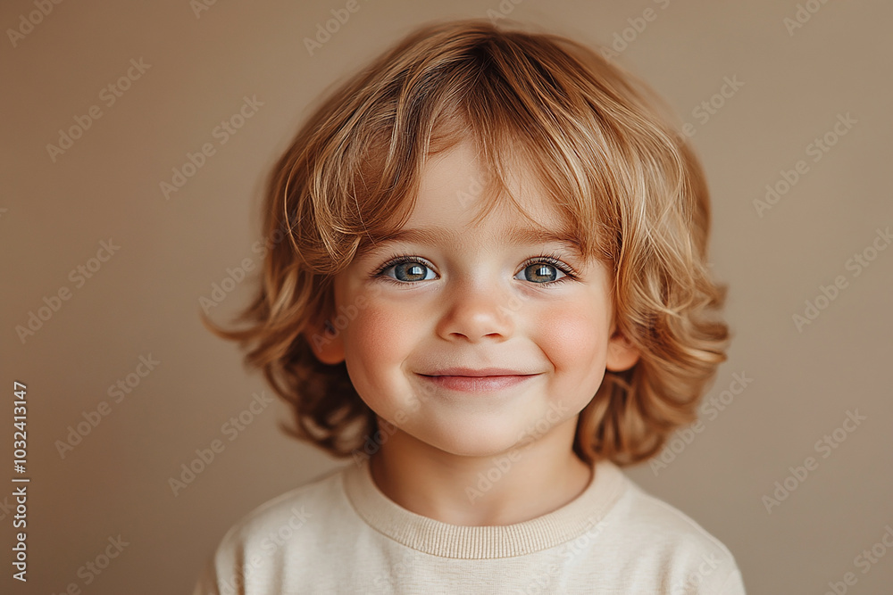 portrait of an white little boy with a smile portrait of an white little boy with a smile