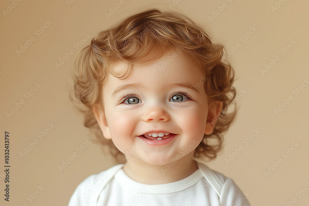portrait of an white little boy with a smile portrait of an white little boy with a smile
