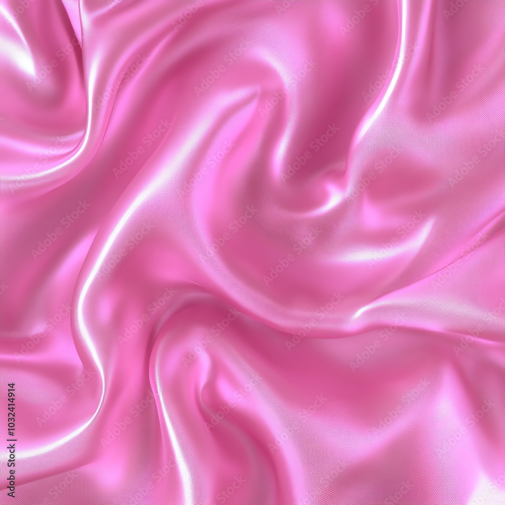 Obraz premium Soft pink satin fabric with a silky texture, perfect for a romantic and elegant backdrop