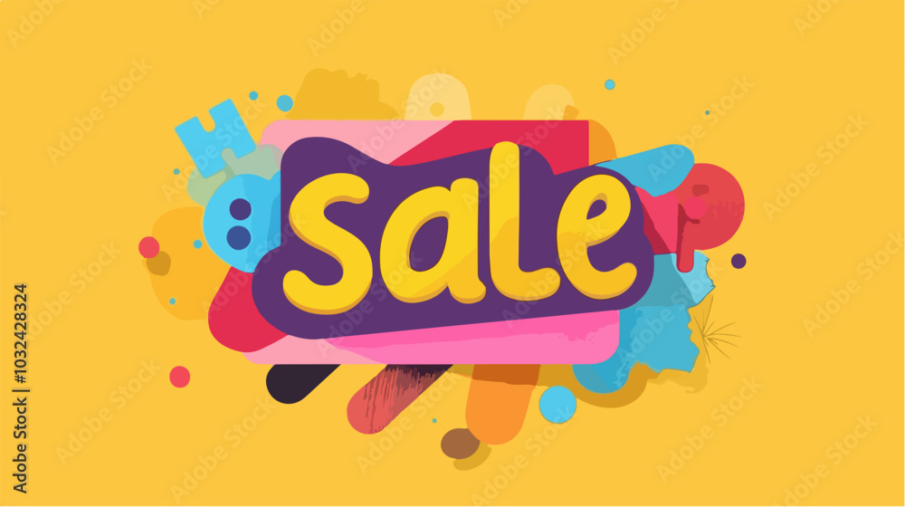 Illustration of a discount coupon. Sale. Banner. Postcard. Illustration of a discount coupon. Sale. Banner. Postcard.