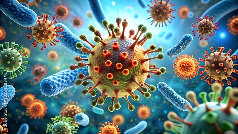 Virus, bacteria Virus, bacteria