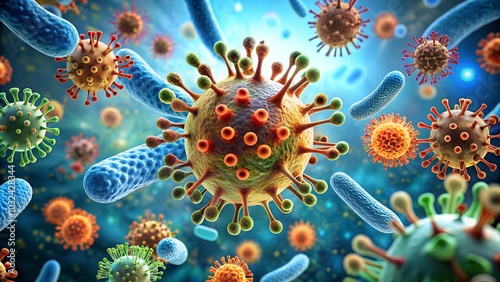 Virus, bacteria