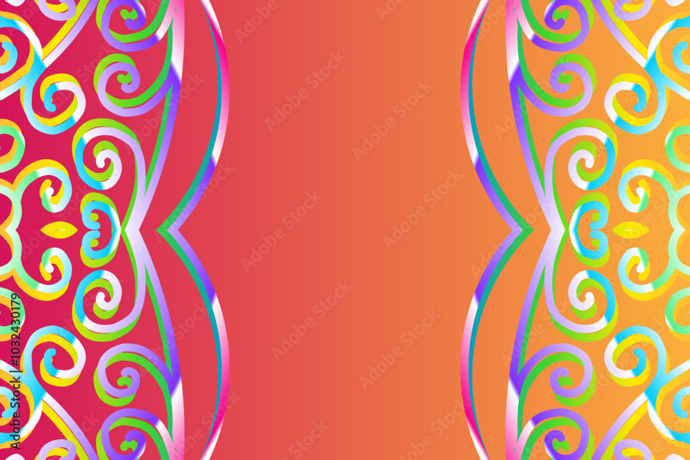 colourful gradient line art pattern of indonesian culture traditional tenun batik ethnic dayak ornament for wallpaper ads background colourful gradient line art pattern of indonesian culture traditional tenun batik ethnic dayak ornament for wallpaper ads background