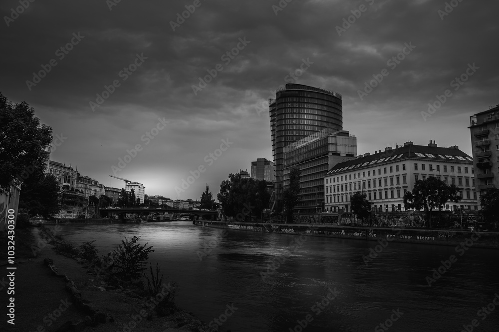 Fototapeta premium Vienna city skyline 
