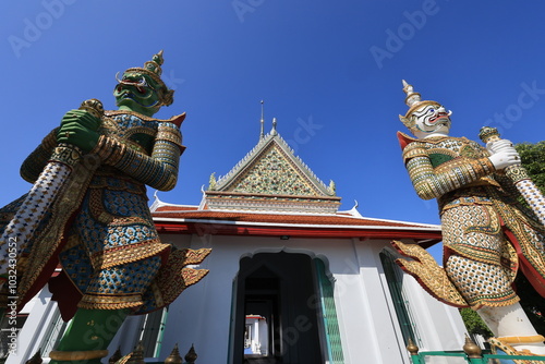 Temple Of Dawn (Wat Arun)
one of the most spectacular and recognizable Thai landmarks. 
Bangkok ,Thailand  photo