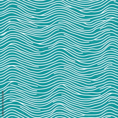 Abstract Wavy Lines Pattern