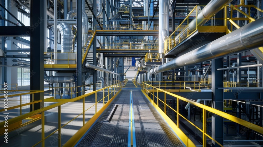 Modern Industrial Facility Interior