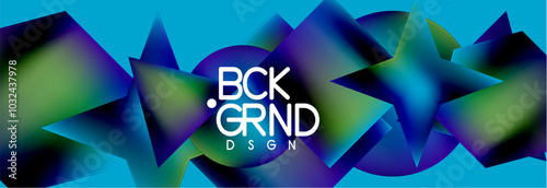 Fluid color geometric shapes abstract background. Vector Illustration For Wallpaper, Banner, Background, Card, Book Illustration, landing page