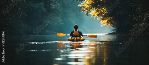 Kayaking Through the Forest