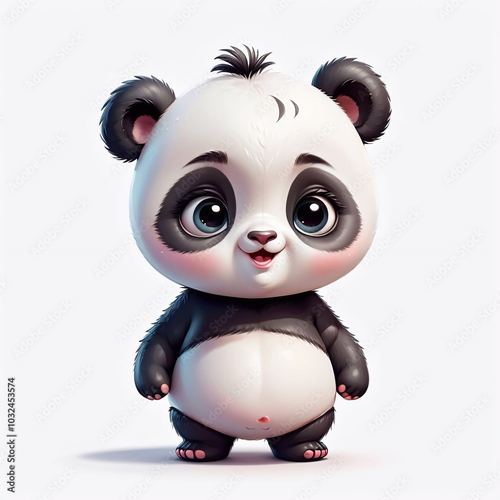 Naklejka premium Panda Baby
