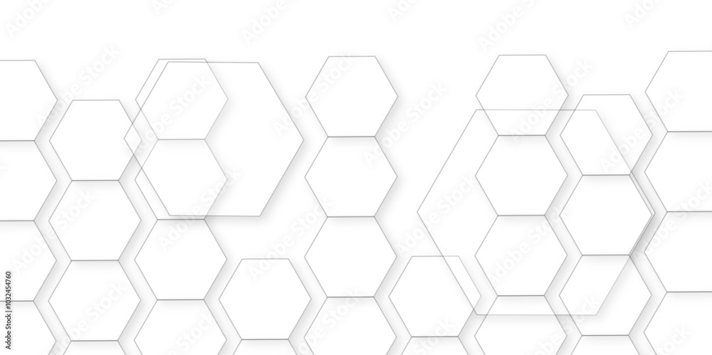 Abstract white background with hexagon and hexagonal background. Luxury white pattern with hexagons. abstract 3d hexagonal background with shadow. 3D futuristic abstract honeycomb mosaic background. Abstract white background with hexagon and hexagonal background. Luxury white pattern with hexagons. abstract 3d hexagonal background with shadow. 3D futuristic abstract honeycomb mosaic background.