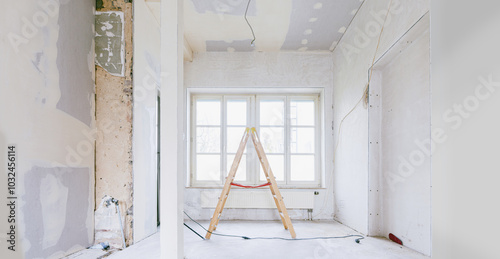 rebuilding an Old real estate apartment, prepared and ready for renovate