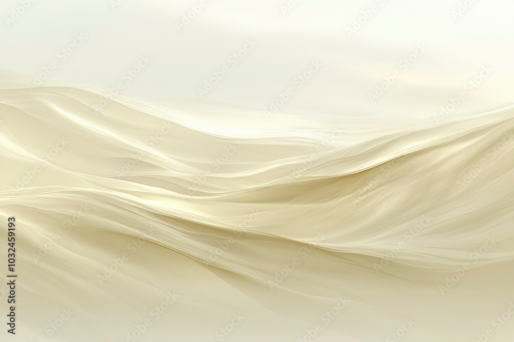 Obraz premium Abstract Beige Swirling Background with Subtle Waves